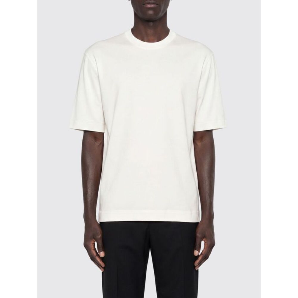 Zegna Men Cotton And Silk T-Shirt Zegna